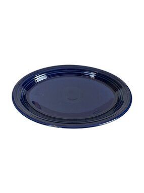 Fiestaware Cobalt Blue Oval Platter Homer Laughlin Fiesta Serving Dish USA